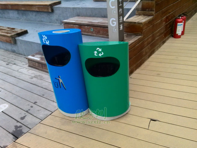戶(hù)外鋼制垃圾桶 服務(wù)深圳華僑城