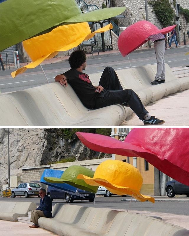 童趣創(chuàng)意設(shè)計七彩戶外休閑椅，能遮陽擋雨