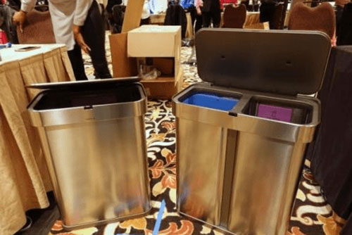 厲害了，可以語音控制的垃圾箱